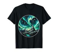 Aurore Boréale Aurores Boréales Ciel Nuit Nature Beauté T-Shirt