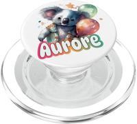 Aurore - Joli prénom de Fille avec Un Mignon Koala PopSockets PopGrip pour MagSafe