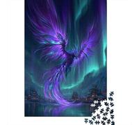 Aurore Phénix Che Vola Nel Cielo NotturnoPuzzles 1000 Pièces pour Adultes, Jeux ÉduChatifs, Décoration D'intérieur70x50cm/1000pcs