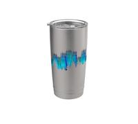 Aurores Boréales Aurora Borealis Islande Vacances Gobelet isotherme en acier inoxydable double paroi