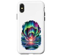 Aurores boréales Aurores boréales Coque pour iPhone X/XS
