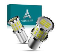 AURORIONCG Ampoules LED BA9S T4W 12-24V 6500K Blanc, Lot de 2