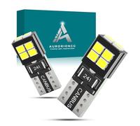 AURORIONCG Ampoules LED W5W 12V Blanc T10 501 Ampoule Veilleuse Voiture Plaque d'Immatriculation 210LM 6500K (Paquet de 2)