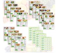 Auroscent Tableau de planification des repas anti-inflammatoire pour la santé intestinale - Plan de régime alimentaire sain sur 4 semaines et guide nutritionnel, cartes de recettes
