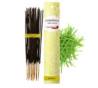 AUROSHIKHA Citronnelle Lot de 20 bâtonnets d'encens naturels indiens pour méditation et détente