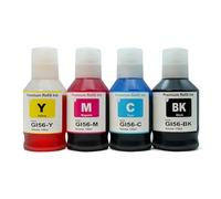 Aurotec GI 56 GI-56 Encre Compatible avec Canon GI 56 GI-56 Multipack pour Imprimantes Canon MAXIFY GX7050 GX3050 GX6050, GX4050 GX5050 - Lot de 4 Cartouches (Noir/Cyan/Magenta/Jaune)