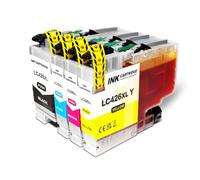 Aurotec LC426XL LC426 XL Cartouche d'encre Compatible avec Brother LC426 XL Cartouche d'encre Compatible avec Brother MFC-J4335DW MFC-J4340DW MFC-J4535DW MFC-J4540DWXL MFC-J4540DW (4 Pack)