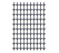 AurSoltriad 100 pièces d’émetteur Goutte à Goutte à Compensation de Pression de 4 L, goutteur d’Irrigation Goutte à Goutte à débit Stable pour Tuyau de 4/7, idéal pour Les Jardins, Les serres,