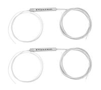 AurSoltriad 2 pièces de séparateur PLC à fibre nue sans connecteur, mode unique ; module de gestion de la puissance des fibres optiques ; fibre G657A de 250 μm pour les réseaux PON, les (1×4)