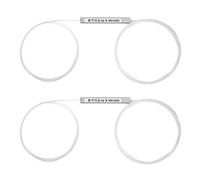 AurSoltriad 2 pièces de séparateur PLC à fibre nue sans connecteur, mode unique ; module de gestion de la puissance des fibres optiques ; fibre G657A de 250 μm pour les réseaux PON, les (1×2)