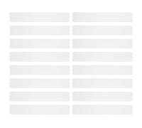 AurSoltriad 48 pièces de marches antidérapantes transparentes, bande de marches d’escalier antidérapante, bandes adhésives en PEVA claires et étanches avec texture d’adhérence 3D pour salle de