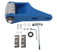 AurSoltriad Accessoire de dérouleur de bûches pour tronçonneuse, Outil de débroussaillage des bûches pour charpenterie, décapeur d’écorce de Bois Bleu à Lames en Acier, Compatible avec Les