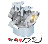 AurSoltriad Kit de Joints en Papier filtrant pour Tuyau d’Alimentation du carburateur, Compatible avec Le carburateur Tecumseh 5 ch et Les souffleuses à Neige, Comprenant Un Robinet d’Essence