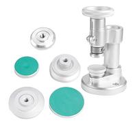 AurSoltriad Outil de pressage pour couvercle arrière de boîtier de montre en cristal, type vis E25 ; kit de pressage de précision pour montres, avec plusieurs moules ; construction durable en