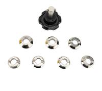 AurSoltriad Ouvre-boîtier de montre 5539, outil professionnel d’ouverture de boîtier, kit de réparation de montres en acier multifonctionnel, disponible en 7 tailles, pour horlogers et