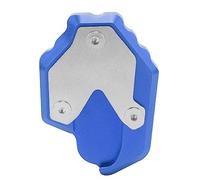 AurSoltriad Plaque d’extension de béquille latérale en aluminium CNC, agrandisseur de béquille de moto, coussinet d’agrandissement pour un stationnement stable, remplacement direct pour (Bleue)