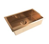 Aurum Evier en acier inoxydable, 68x45x21 cm, or rose (SATSINK6845BRGU)