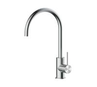 Aurum mitigeur cuisine sur pied 36,3 cm avec bras pivotant, à levier, acier inoxydable (SATBAUR280NRZ)