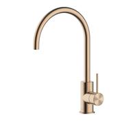 Aurum mitigeur d'évier sur pied 36,3 cm à levier avec bras pivotant, or rose brossé (SATBAUR280BRG)