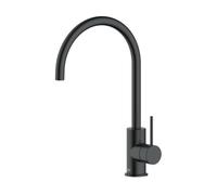 Aurum mitigeur de cuisine 36,3 cm à levier avec bras pivotant, noir mat (SATBAUR280C)