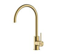 Aurum mitigeur évier à levier sur pied 36,3 cm avec bras pivotant, or brossé (SATBAUR280BG)