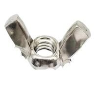 AURVIX Boulon à ailettes Écrous à Oreilles réglables en Acier Inoxydable, 2/5/10 pièces, M3 M4 M5 M6 M8 M10 M12 DIN315 A2-70 304, Serrage Manuel(10pcs M4)