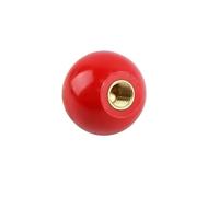 AURVIX Bouton sphérique Poignée à bille, vis de serrage, écrou, noyau poignée, isolation machine-outil, M6 M8 M10 M12, 5 pièces(M10X35)