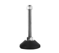 AURVIX Pieds réglables pour Meubles Pieds de Table et Chaise réglables en Acier Inoxydable D80 D100 304, 1 pièce, Meubles à charnière nivellement(D100xM16x100)