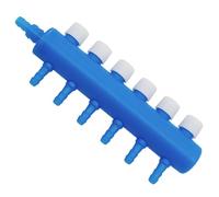 AURY Air Divisor Valve de régulation du débit et raccord de tuyau, accessoires de pêche avec distributeur de pompe à oxygène, entrée 4/8 mm, sortie 4 mm, résistant et sûr