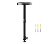 Aurzen Support de Plafond pour projecteur, Rotatif à 360° et inclinable à 90°, réglable de 9" à 15", vis de ¼ de Pouce, Compatible avec Yaber, Epson et Plus Encore