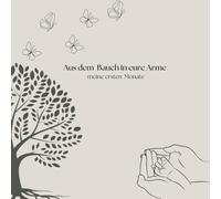 Aus dem Bauch in eurer Arme, meine ersten Monate - Erinnererungsalbum zum Ausfüllen und Bilder einkleben von der Schwangerschaft bis zur Geburt - ein Geschenk für werdende Mütter