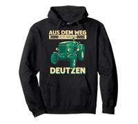 Aus dem weg ich Muss Deutzen Traktor Retro Sweat à Capuche