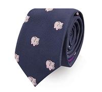 AUSCUFFLINKS Cravate rose cochon pour les amoureux des animaux pour lui | Cravate funky Happy Novelty mariage garçon d'honneur (tirelire)