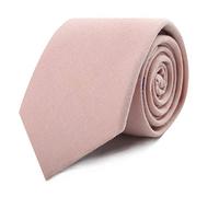 AUSCUFFLINKS Cravates en coton rose blush pour adultes et enfants | Cravates de mariage pour femmes | Cravate de mariage pour femme | Cravate pour femme, Rose pâle., CHILD TIE