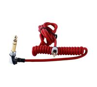 Ausi Câble auxiliaire audio de remplacement de 3,5 mm vers 3,5 mm et 6,5 mm, compatible avec les écouteurs Monster Beats by Dr Dre Solo Pro Detox Edition (rouge)