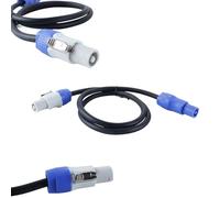 Ausi Câble d'alimentation PowerCon AC 12 AWG, rallonge 3 broches pour projecteurs à tête mobile, éclairage de scène, équipement audio et vidéo, etc.