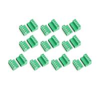 Ausi Lot de 10 borniers à vis à 5 broches, pas de 5,08 mm, pour montage sur circuit imprimé, assemblage de panneau à monter soi-même
