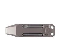 Ausi Outil multifonction en titane, porte-clés compact, clé à molette, pied-de-biche, tournevis, décapsuleur pour camping et randonnée en plein air