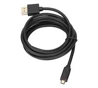 Ausla 1,5 M Micro Adaptateur Câble, 4K 60Hz Support | Connecteurs plaqués or, serre-câble moulé, compatible HD 3D, accessoire pour appareil photo numérique, connexion pour écran