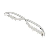 Ausla 1 Paire de Cache-embouts d'échappement ABS de Rechange Noir Brillant pour LA C118 X118 AMG Line 2020 2024 pour Mise à Niveau de la Garniture d'échappement Arrière (Galvanoplastie)