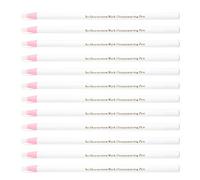 Ausla 12 Pièces Stylo Effaçable Invisible en Tissu Crayon de Tailleur en Bois Outils de Marquage de Couture avec des Lignes Claires pour Vêtements Tissu Cuir Couturiers Quilters Couture Artisanat