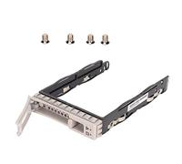 Ausla 2.5in SAS Disque Dur Tiroir, Argent Noir Métal ABS | Compatible C220 C240 C480 M5, Support d\'échange à chaud, 4 vis incluses, stabilisateur de baie de lecteur de serveur
