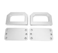 Ausla 2 Crochets de Remorquage Avant en Alliage d'aluminium, Crochets de Remorquage Avant Robustes Compatibles avec 2500 3500 2WD 4WD 2003-2018 avec Accessoires d'installation