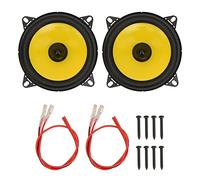 Ausla 2 Pièces Haut-parleur de Voiture, Haut-parleur Coaxial Pleine Plage 4 Pouces 300W avec 92dB de sensibilité et 4 Ohm D'impédance, pour Modification du Système Audio de Voiture