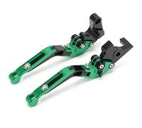 Ausla 2 Pièces Leviers d'embrayage de Frein de Moto, Alliage d'aluminium CNC Réglables, Ajustement Parfait pour XJ6 DIVERSION 2009-2015 avec une durabilité et un Confort Améliorés (GREEN)