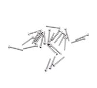 Ausla 250pcs M2 Vis à Douille Hexagonale A2 Fastes en Acier Inoxydable pour Réparation du Bureau à Domicile (R : Cap tête)