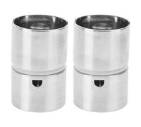 Ausla 2pcs Convertisseur de Canne à Pêche à la compatibilité Universelle, 304 Adaptateur de Support de Tige Pivotant en Acier Inoxydable pour Bateau Marin, Insert de Poteau Rotatif à 360 Degrés,