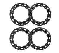 Ausla 4PCS Enjoliveur de Moyeu de Roue Garniture Latérale de Roue en Plastique 8 Pouces 22,8 Cm OD 149 Mm ID pour Enjoliveurs de VTT Couvre-pneus avec Protection contre les Rayures Ajustement Facile à