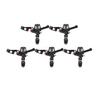 Ausla 5pcs Rocker Sprinkler Sprinkler Rocker Spraying Outil 3 / 4in DN20 Male Thread Multifinection Agricultural Irrigation for Gardens Lawns Farmlands