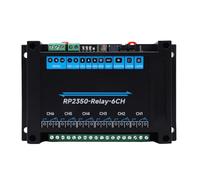 Ausla 6 Canaux Module Relais RP 2350 avec Pico Hat et Port RS485, Grade Industriel avec Isolation Optique et Large Entrée 7-36V pour Contrôle D'Automatisation